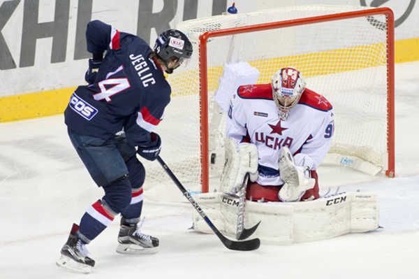 MetaKeywords: Slovensko šport hokej KHL prvé kolo 1. kolo štvrťfinále Západná konferencia KHL Slovan CSKA Moskva BAX.