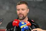 Tréner HK Dukla Michalovce Jakub Ručkay.