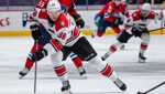 Slovenský útočník Oliver Okuliar v drese Charlotte Checkers.