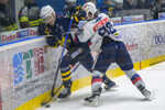 Branislav Rapáč (Spišská Nová Ves), Daniel Brejčák (Zvolen) počas prvého zápasu štvrťfinále play-off Tipos extraligy.