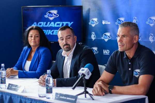 Tlačová konferencia AquaCity Pikes.