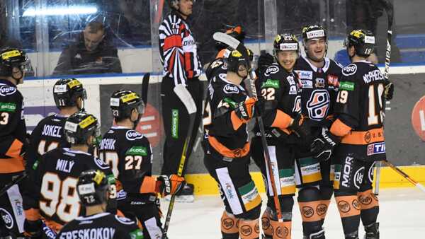 Hokejisti HC Košice v lige.