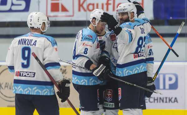 Hokejisti prvoligovej Dubnice.