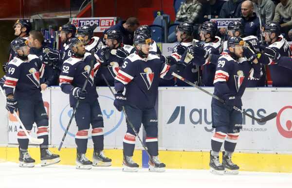 Hokejisti HC Slovan Bratislava.