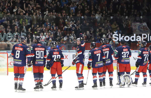 Hokejisti HKM Zvolen po postupe.