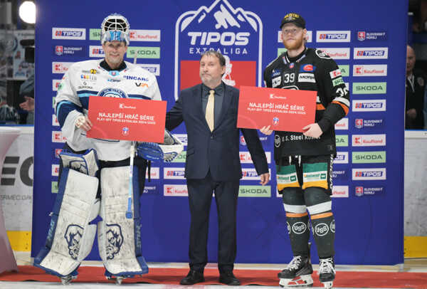 Kašík ako najlepší hráč finále.