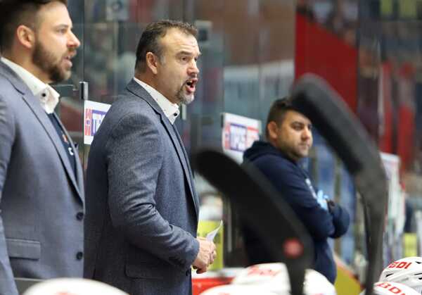 Už bývalý tréner HKM Zvolen Martin Štrba.