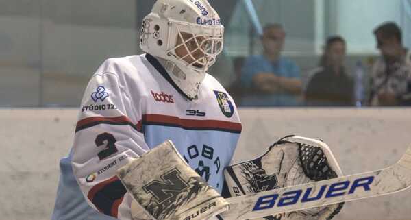 Talentovaný slovenský brankár Matúš Volovár.