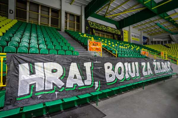 Prázdne hľadisko v Žiline.