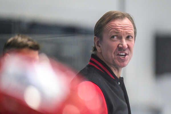 Hlavný tréner Prešova Peteris Skudra.