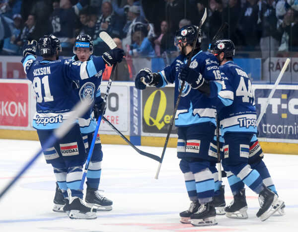 Radosť hráčov HK Nitra.