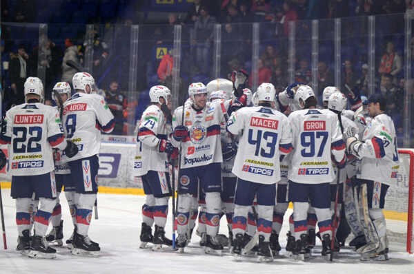 Radosť hráčov HKM Zvolen.