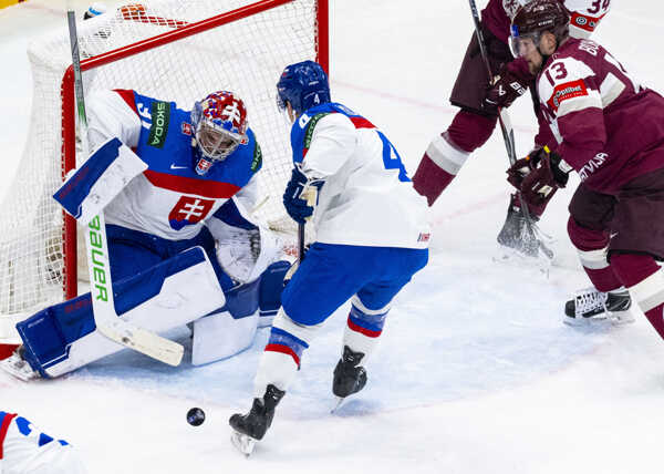 Slováci podľahli Lotyšom.
