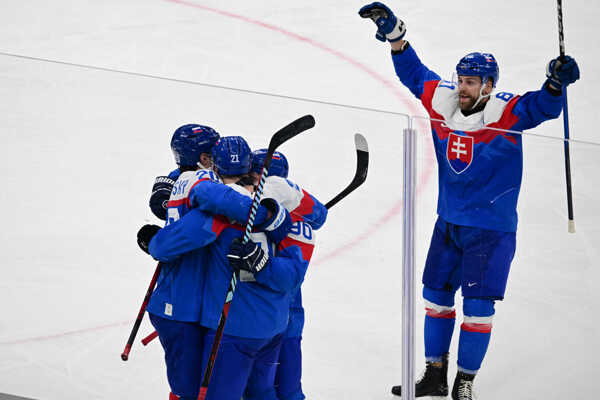 Slovenská hokejová reprezentácia na ZOH 2026.