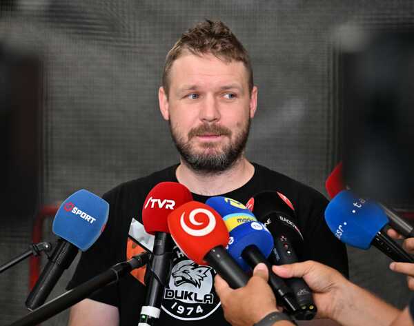 Slovenský brankár Denis Godla.