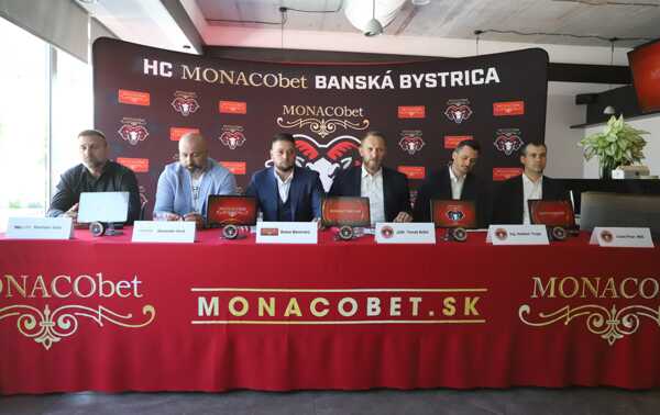 Tlačová konferencia HC MONACObet Banská Bystrica.