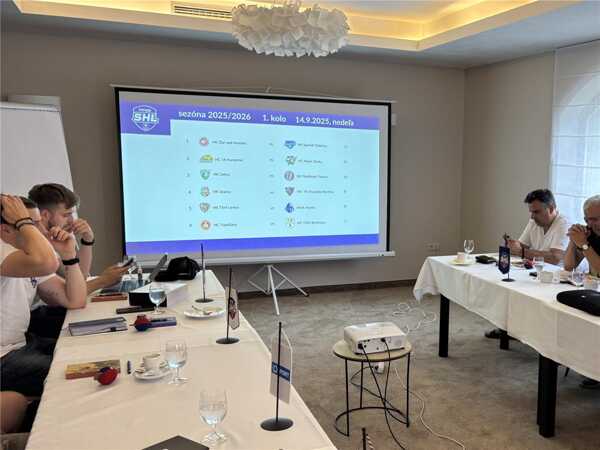 Slovenská hokejová liga žreb.